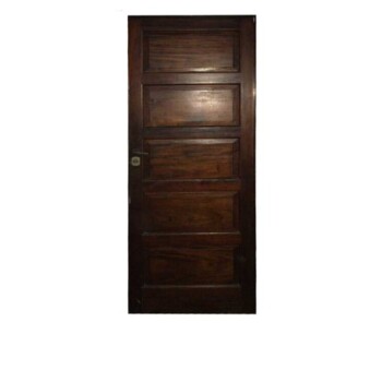 Puerta tablero de madera mano derecha 80 x 210