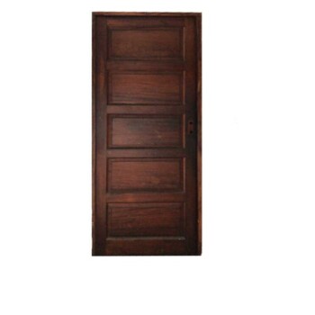 Puerta tablero de madera mano izq 80 x 210