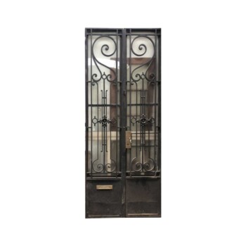 Puerta de hierro forjado doble hoja 190 x 260