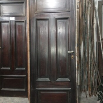 Puerta tablero de madera con cerradura y llave 80 x 225