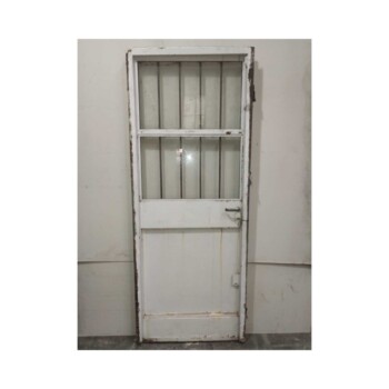 Puerta de chapa mano izquierda con ventana 80 x 204