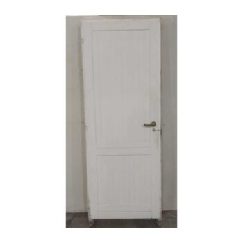 Puerta blanca de madera de 1 hoja